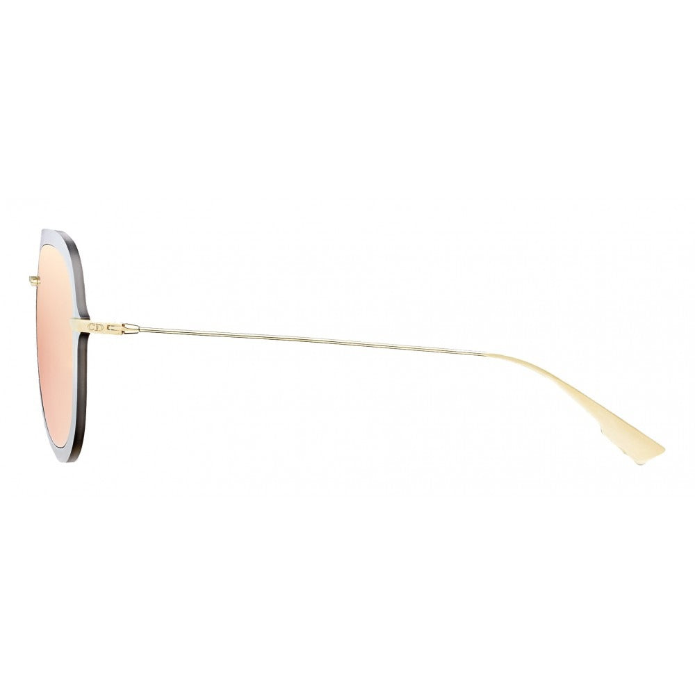 Dior Sunglasses DIORULTIME1 AVBSQ 57mm Gold / Silver Gold Mirror Lens