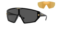 Versace Sunglasses VE4461 GB187 47mm Black / Dark Grey & Mirror Gold Lens