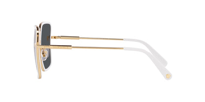 Versace Sunglasses VE2247D 147187 57mm White / Dark Grey Lens