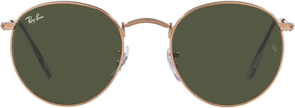 Ray-Ban RB3447 920231 Sunglasses 50mm Rose Gold / Green Solid Lens