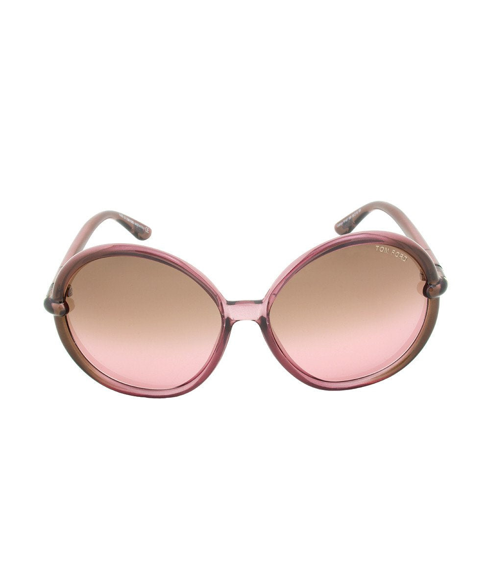 Tom Ford Caithlyn Sunglasses TF167 95P 59mm Purple / Gradient Lens (VINTAGE)