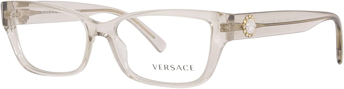 Versace Eyeglasses VE3284B 5288 52mm Transparent Brown / Demo Lens