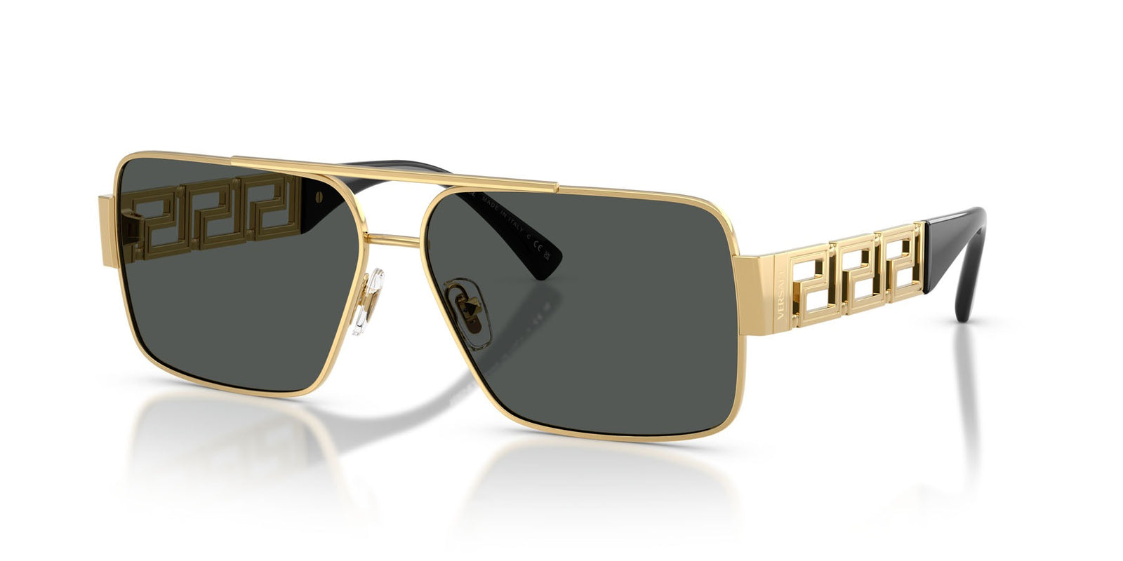 Versace Sunglasses VE2290 100287 61mm Gold / Dark Grey Lens