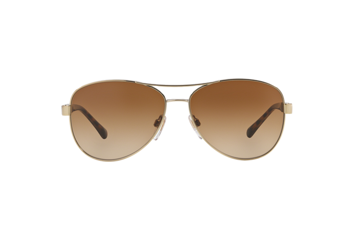 Burberry Sunglasses BE 3080 1145/13 Light Gold / Brown Gradient Lens