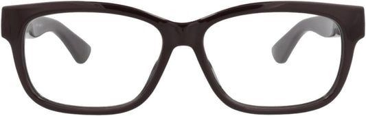 Gucci GG1341O 004 Eyeglasses 55mm Burgundy / Clear Demo Lens