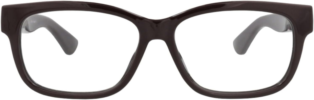 Gucci GG1341O 004 Eyeglasses 55mm Burgundy / Clear Demo Lens