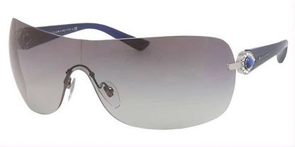 Bvlgari BV6067B 102/11 Vintage Sunglasses Silver / Grey Gradient Lens