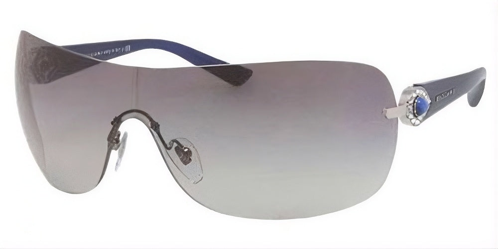 Bvlgari BV6067B 102/11 Vintage Sunglasses Silver / Grey Gradient Lens