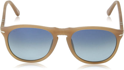Persol Sunglasses PO9649S 9018/S3 52mm Ambra / Polarized Blue Gradient Lens