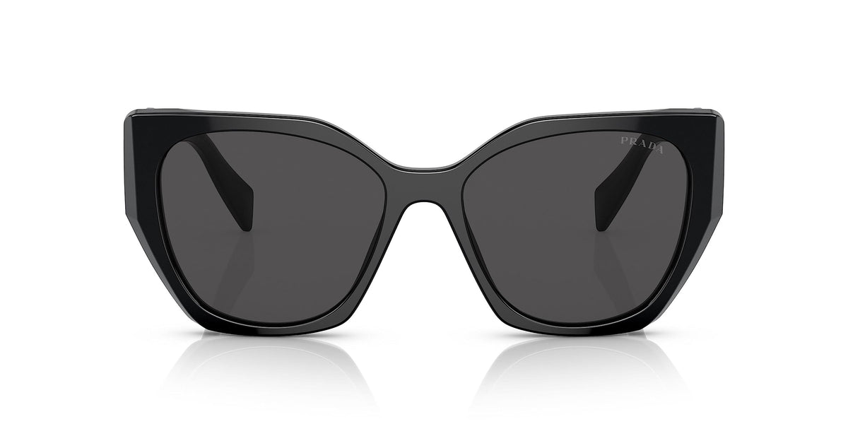 Prada Sunglasses PR19ZS 1AB5S0 55mm Black / Dark Grey Lens