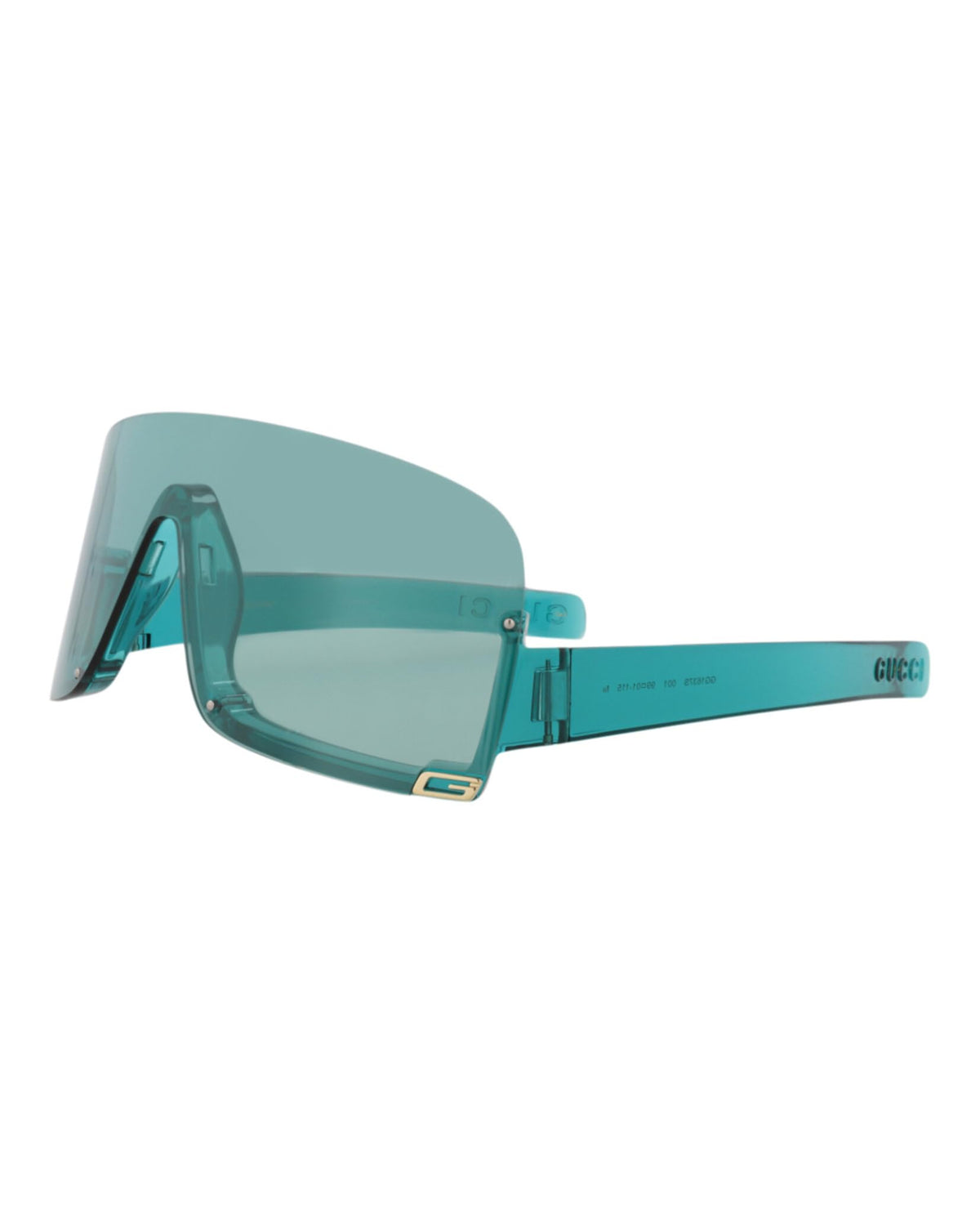 Gucci Sunglasses GG1637/S 001 Light Blue / Light Blue Green Lens