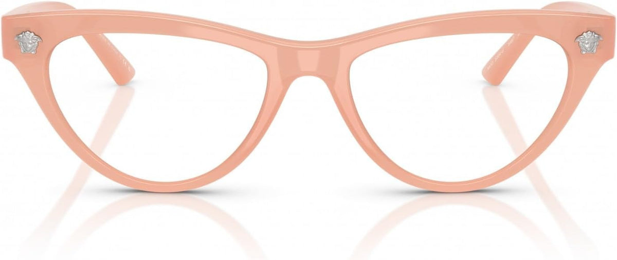 Versace VE3364U 5497 Eyeglasses 52mm Pink Opal / Clear Demo Lens
