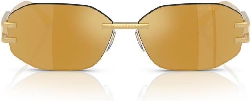 Versace Sunglasses VE2274 10027P 58mm Gold / Brown Mirror Gold Lens