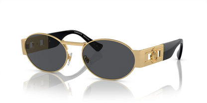 Versace Sunglasses VE2264 100287 56mm Matte Gold / Dark Grey Lens