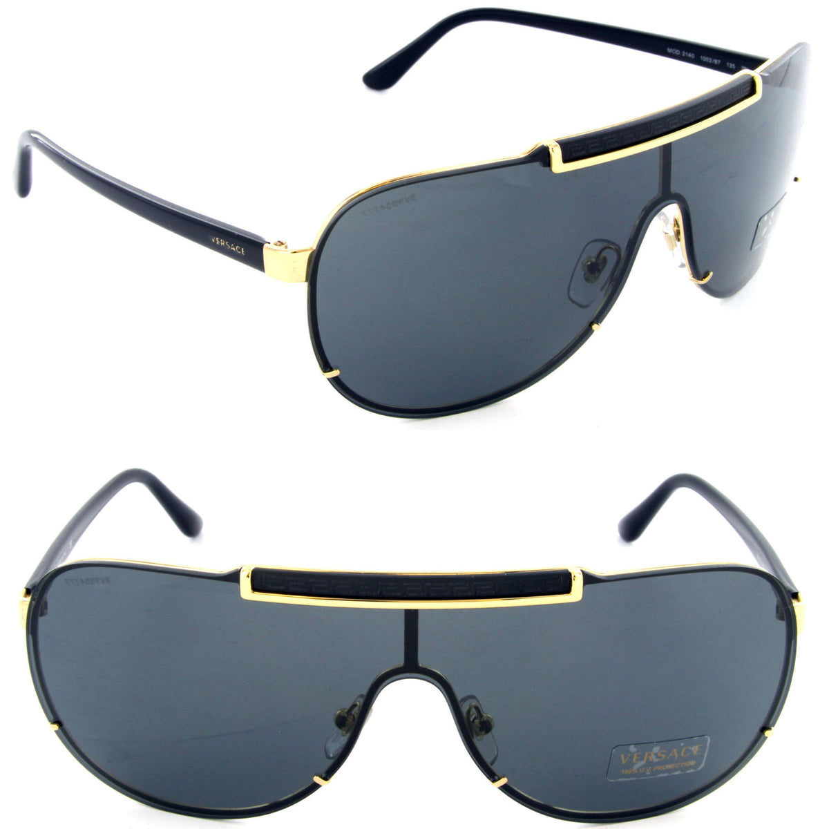 VERSACE Sunglasses VE 2140 1002/87 Gold / Grey Lens