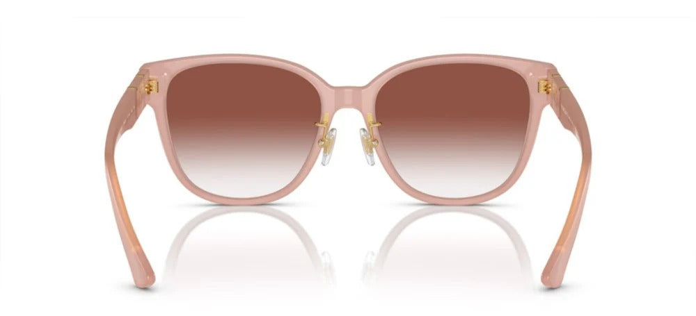 Versace Sunglasses VE4460D 5394V0 57mm Opal Pink / Clear Gradient Red Lens