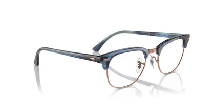 Ray-Ban RX5154 8374 Eyeglasses 53mm Striped Blue / Clear Demo Lens