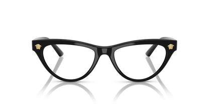 Versace VE3364U GB1 Eyeglasses 52mm Black / Clear Demo Lens