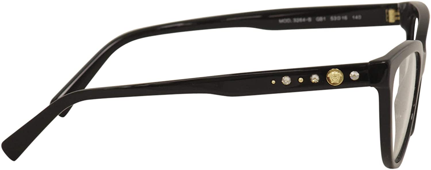 Versace Eyeglasses VE3264B GB1 51mm Black / Demo Lens