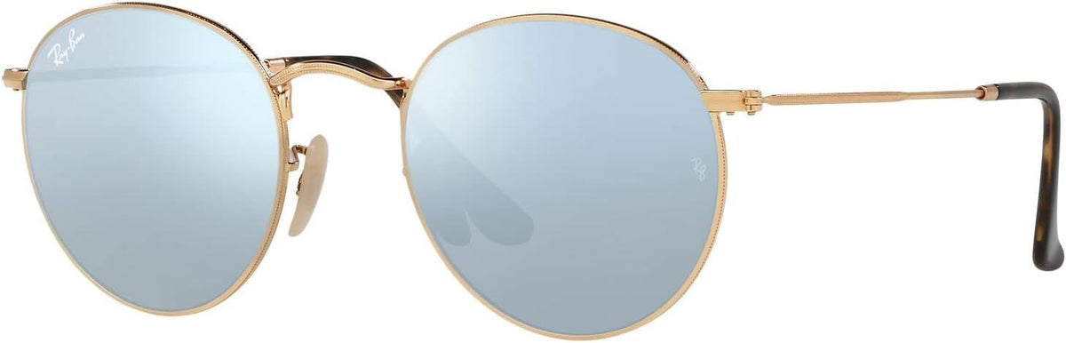 Ray-Ban RB3447N 001/30 Sunglasses 50mm Arista Gold / Silver Flash Mirror Lens