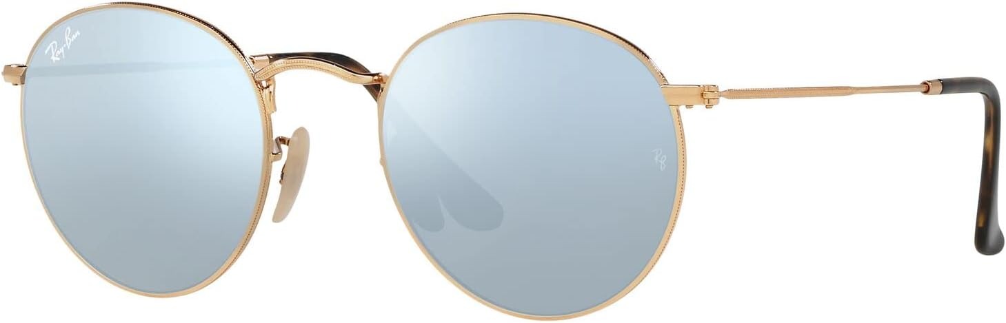 Ray-Ban RB3447N 001/30 Sunglasses 50mm Arista Gold / Silver Flash Mirror Lens