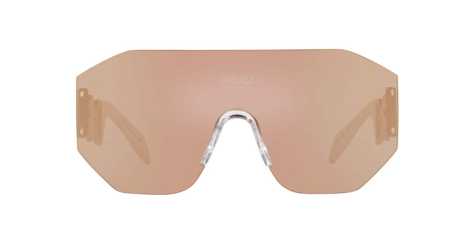 Versace Sunglasses VE2258 10027J 45mm White / Dark Brown Mirror Rose Lens