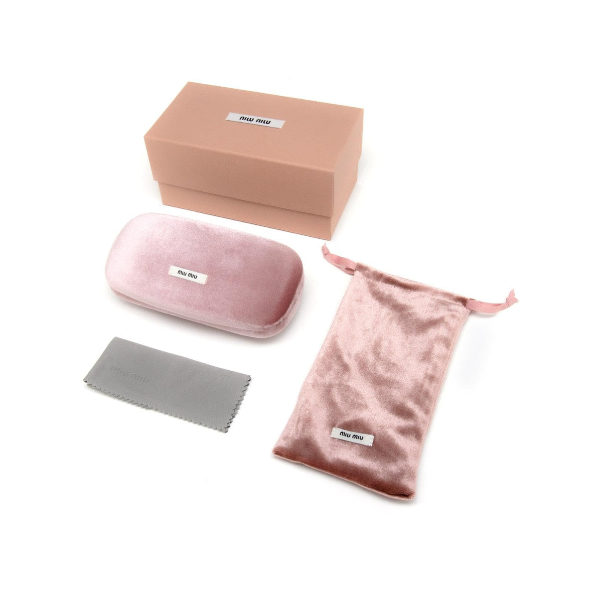 Miu Miu MUA54S ZVN70O Sunglasses 51mm Pale Gold / Light Pink Gradient Lens