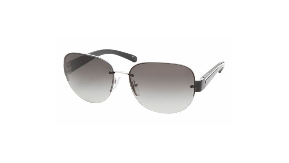 Prada Sunglasses PR60LS 1BC3M1 61mm Silver / Grey Gradient Lens