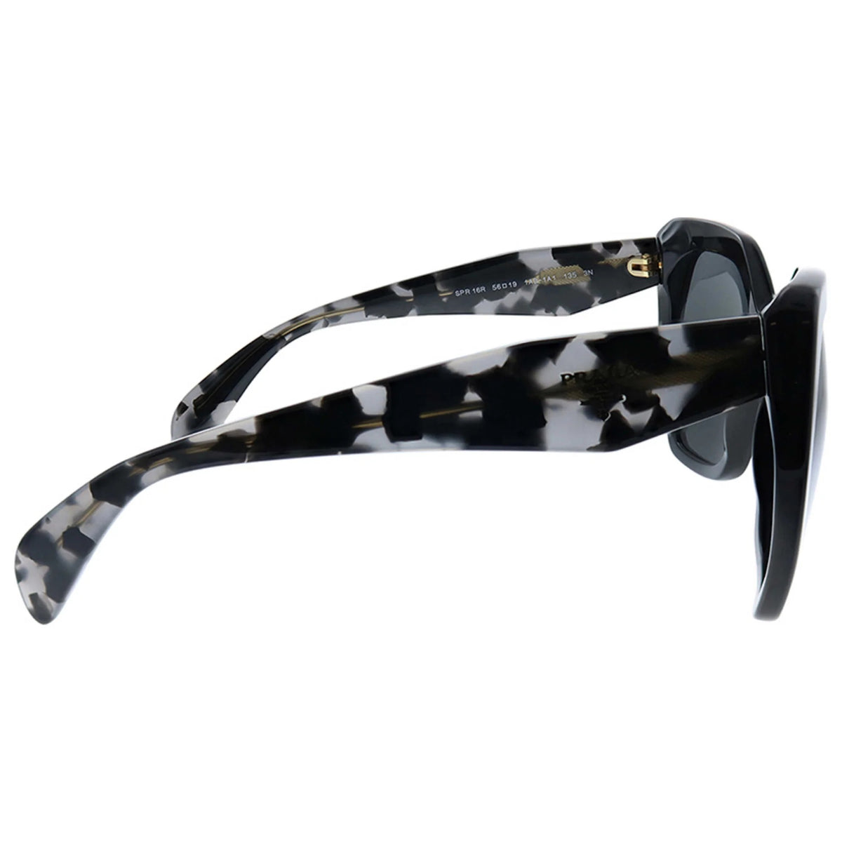 Prada PR16RS 1AB1A1 Sunglasses 56mm Black / Grey Lens