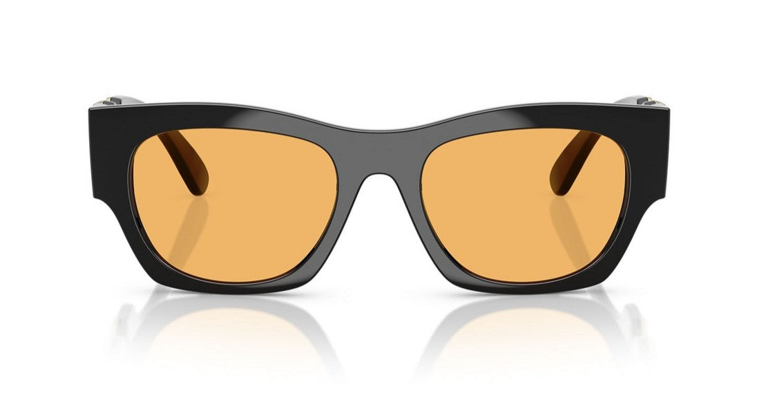 Versace Sunglasses VE4479U GB1/7 52mm Black / Orange Lens