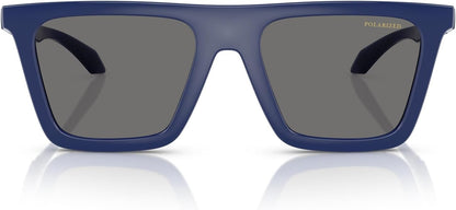 Versace VE4468U 545081 Sunglasses 53mm Blue / Dark Grey Polarized Lens