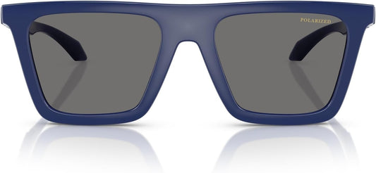 Versace VE4468U 545081 Sunglasses 53mm Blue / Dark Grey Polarized Lens
