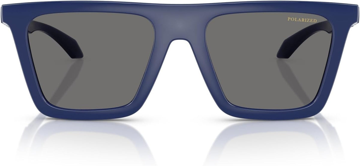 Versace VE4468U 545081 Sunglasses 53mm Blue / Dark Grey Polarized Lens