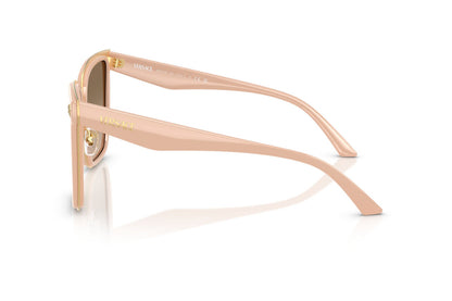 Versace Sunglasses VE2278D 54946I 58mm Nude / Brown Gradient Grey Mirror Silver