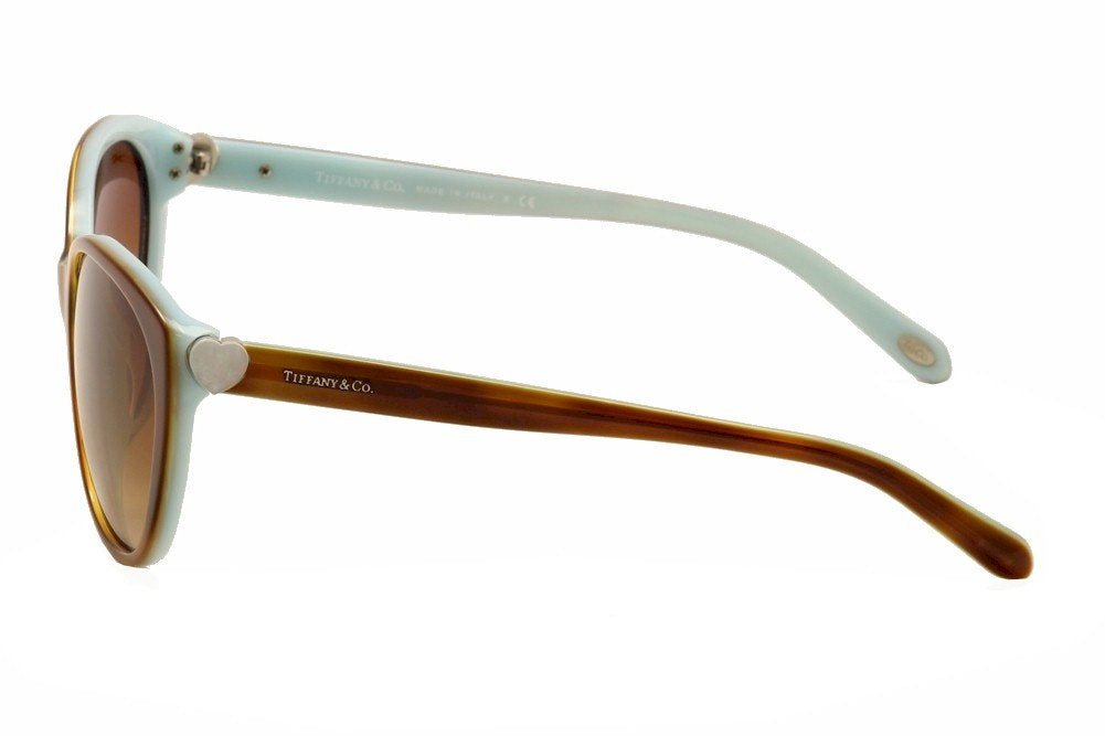 Tiffany &amp; Co Sunglasses TF4086H 81643B 56mm Havana Azure / Brown Gradient Lens