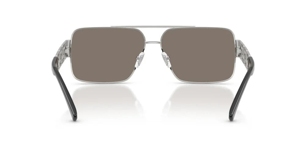 Versace Sunglasses VE2290 10016G 61mm Silver / Light Grey Mirror Silver Lens