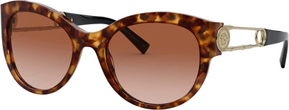 Versace Sunglasses VE4389 511913 55mm Light Havana / Brown Gradient Lens