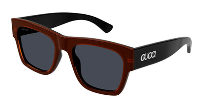 Gucci GG1793S 003 Sunglasses 54mm Black / Blue Solid Lens