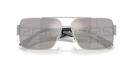 Versace Sunglasses VE2290 10016G 61mm Silver / Light Grey Mirror Silver Lens
