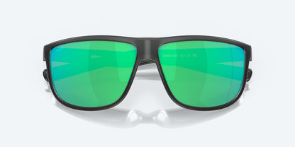 Costa Del Mar Rincondo Sunglasses Matte Smoke / Green Mirror 580G Polarized Lens