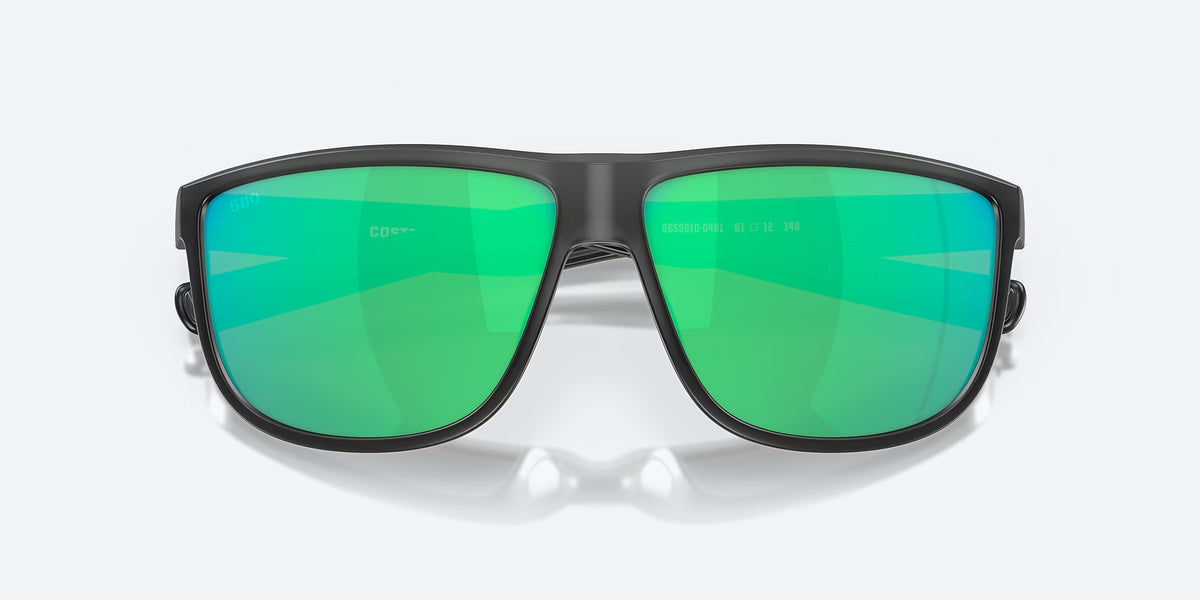Costa Del Mar Rincondo Sunglasses Matte Smoke / Green Mirror 580G Polarized Lens