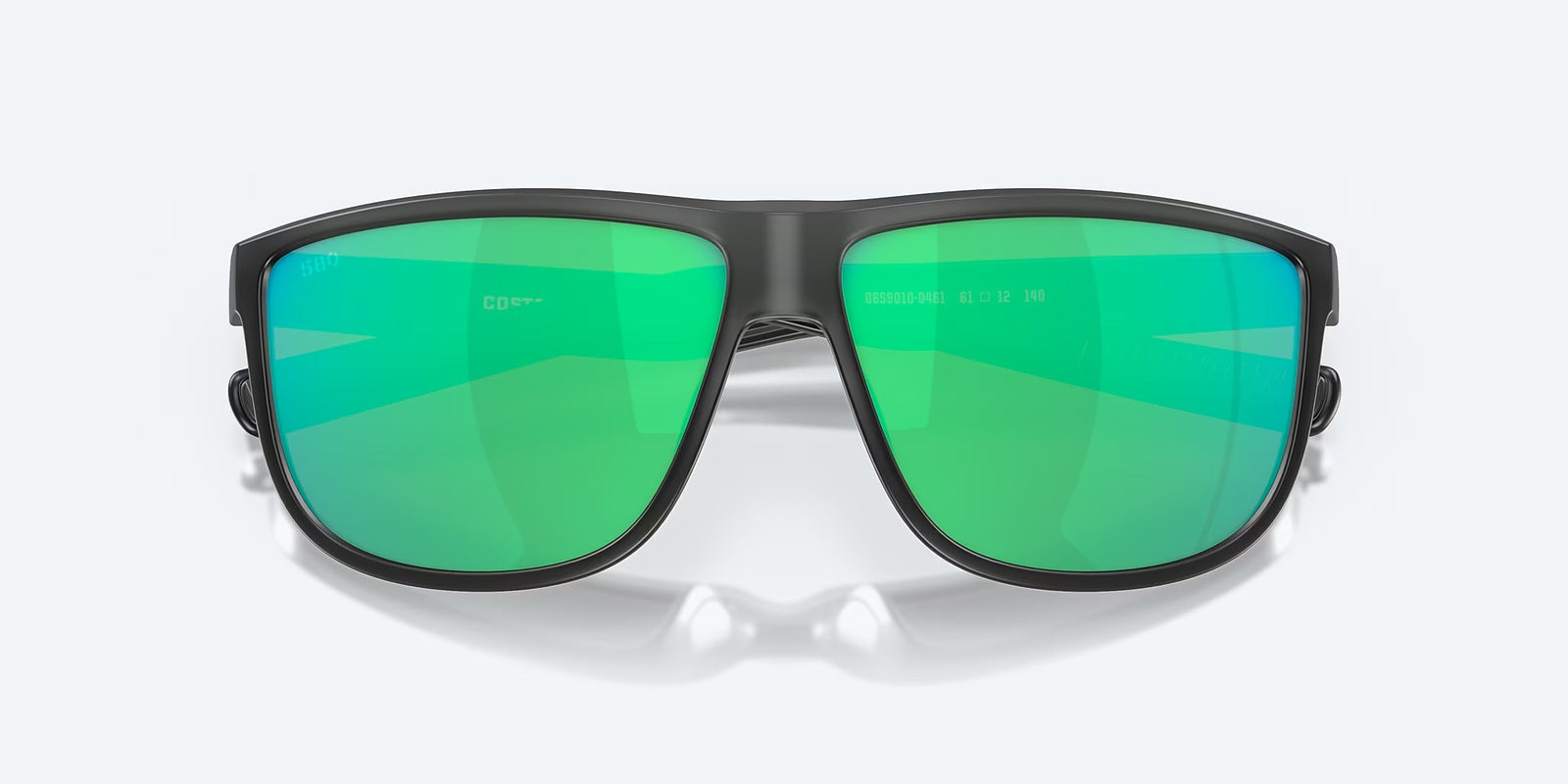 Costa Del Mar Rincondo Sunglasses Matte Smoke / Green Mirror 580G Polarized Lens