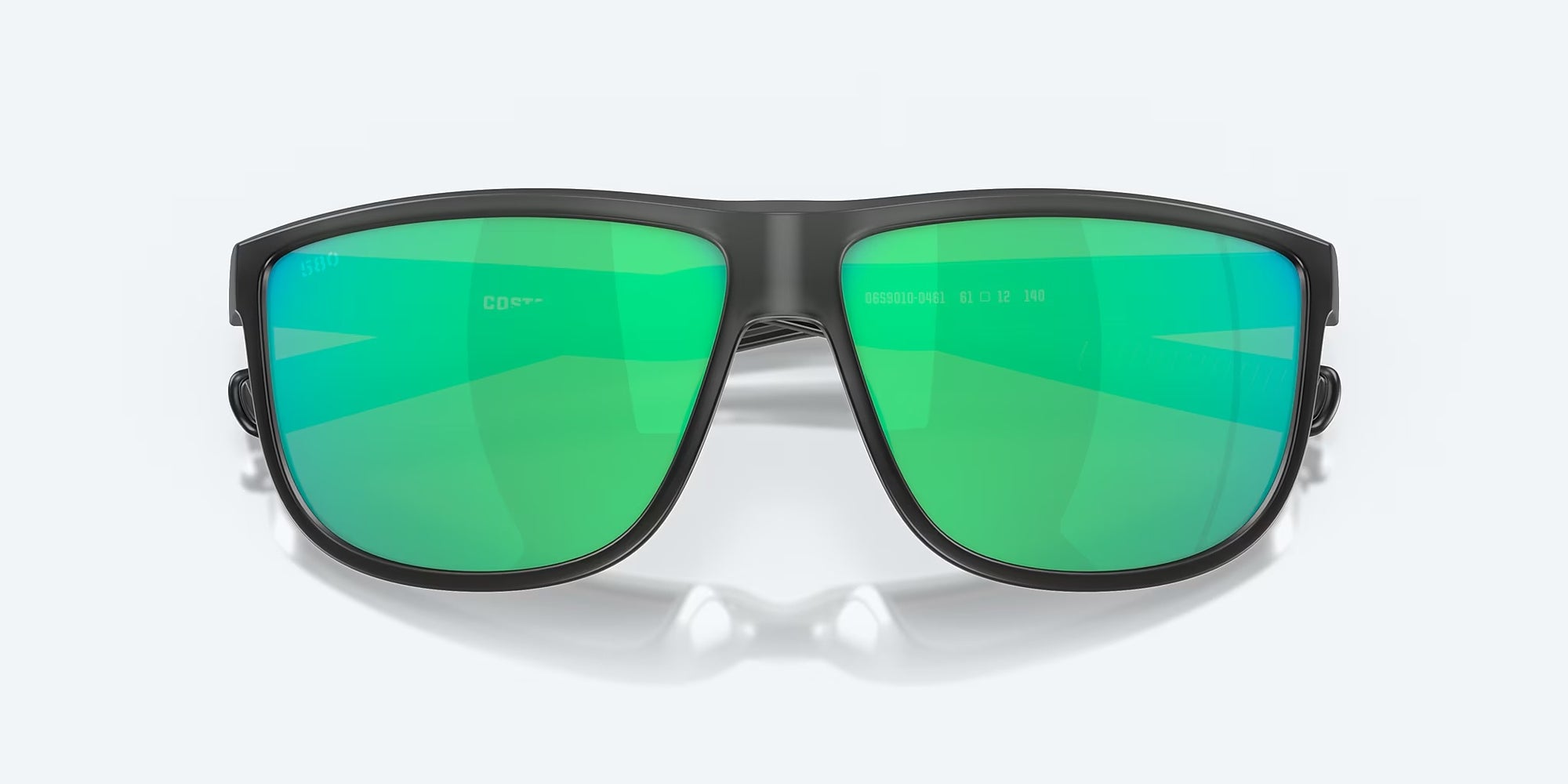 Costa Del Mar Rincondo Sunglasses Matte Smoke / Green Mirror 580G Polarized Lens