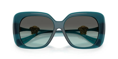 Versace Sunglasses VE4499U 55402A 57mm Transparent Blue/Green Gradient Blue Lens