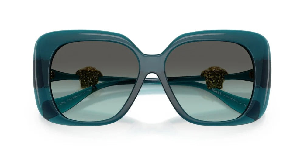 Versace Sunglasses VE4499U 55402A 57mm Transparent Blue/Green Gradient Blue Lens