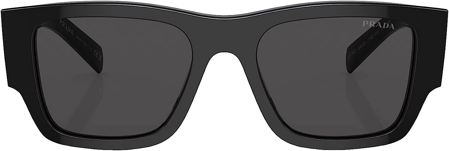 Prada Sunglasses PR10ZS 1AB5S0 54mm Black / Dark Grey Lens