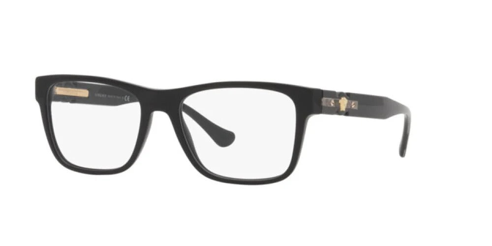Versace VE3303 GB1 Eyeglasses 57mm Black / Clear Demo Lens
