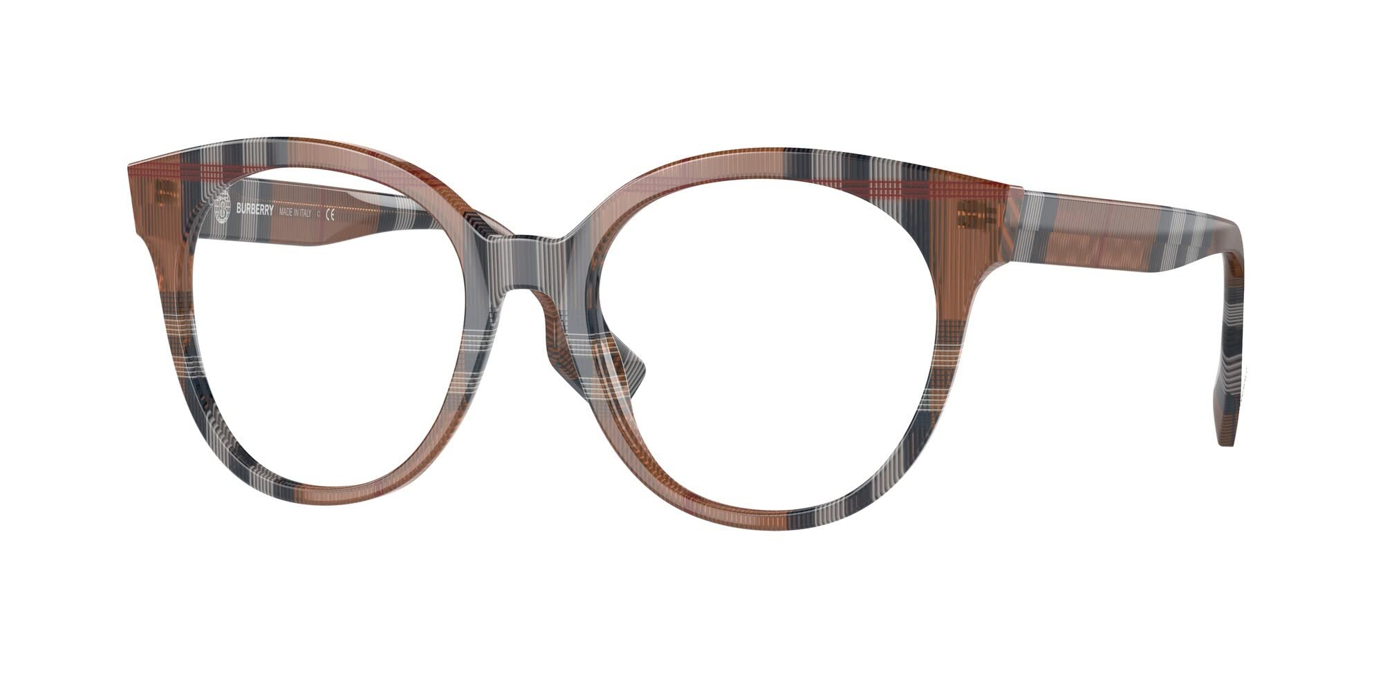 Burberry Eyeglasses BE2356 3967 49mm Check Brown / Demo Lens