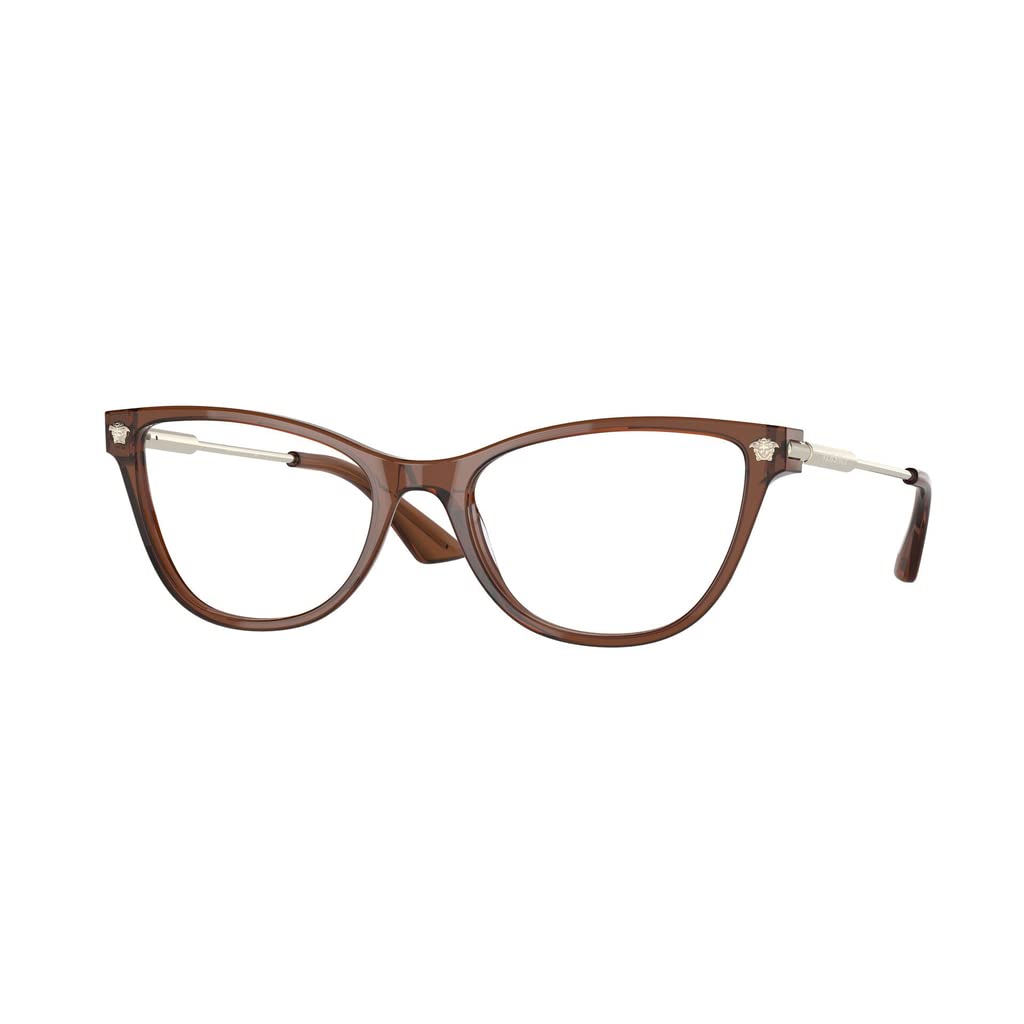 Versace Eyeglasses VE3309 5324 54mm Transparent Brown / Demo Lens