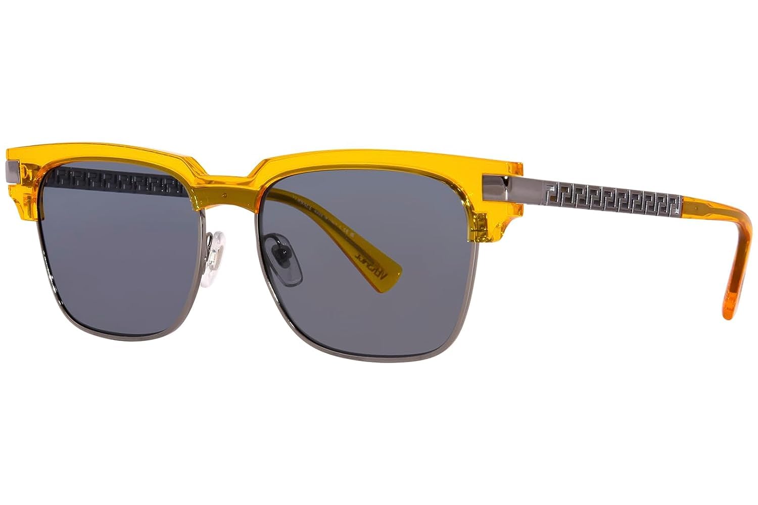 Versace Sunglasses VE4447 541280 55mm Transparent Yellow / Dark Blue Lens